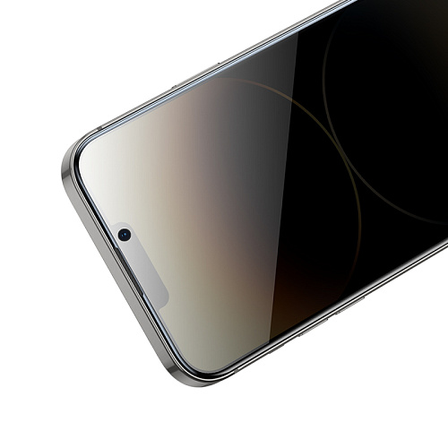 Защитное стекло для iPhone 15/16, A34 Plus, HOCO, Антишпионское стекло, черное