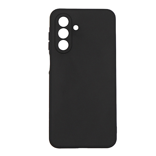 Чехол силиконовый для Samsung Galaxy A16 (4G/5G), с микрофиброй внутри, с защитой камеры, X-CASE, черный
