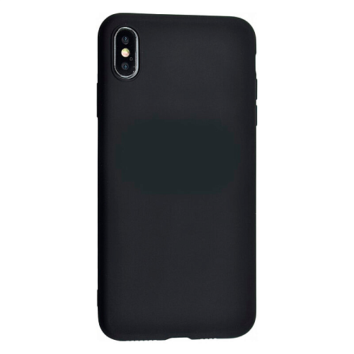 Чехол силиконовый для iPhone XS Max (6.5), good quality, X-CASE, черный