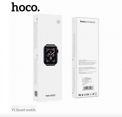 Умные часы Y1 Smart watch Hoco, черные