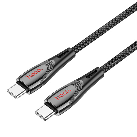 Кабель Type-C на Type-C, HOCO, U133, 60W, 1.2м, черный