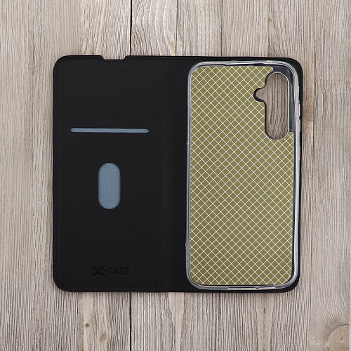 Чехол-книжка для Samsung Galaxy A14 (5G), X-CASE, боковой, черный