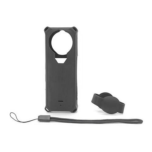 Силиконовый чехол для экшн камеры Insta360 X5, с усиленными углами, PULUZ, черный