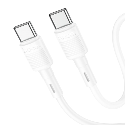 Кабель Type-C на Type-C, HOCO, X83, 1м, 60W, белый