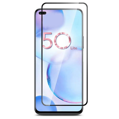 Защитное стекло на Honor 50 Lite/Huawei Nova 8i, черное, X-CASE