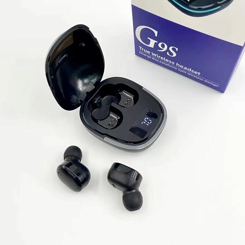Беспроводные наушники G9S Game, вакуумные черные