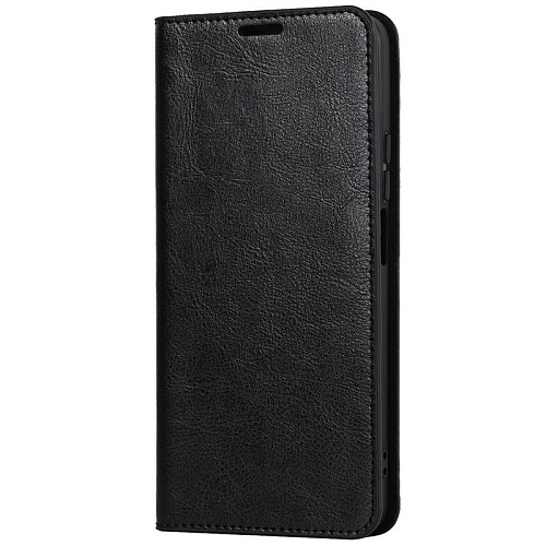 Чехол-книжка для iPhone 14 Pro Max, боковой, экокожа, черный