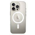 Чехол силиконовый для iPhone 16 Pro Max, Магнитный (MagSafe), X-CASE, прозрачный