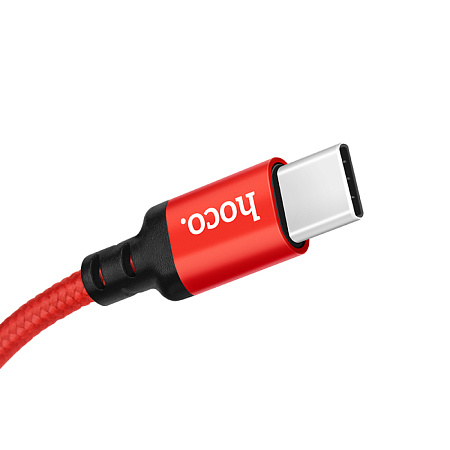 USB Кабель Type-C, HOCO, X14, 2М, красный