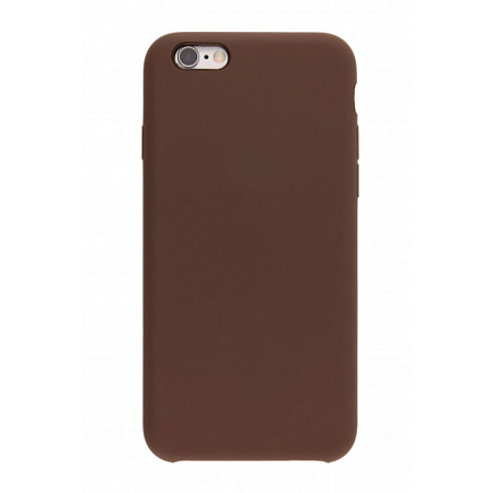 Чехол - накладка для iPhone 6 Plus/6S Plus, Silicon Case, коричневый
