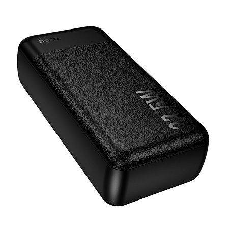 Универсальный Доп. Аккумулятор 30000mAh, J159B, HOCO, выход: 1 USB (22.5W), 1 PD (20W), черный