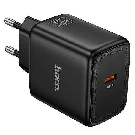Сетевое зарядное устройство, 1 PD 40W (N83), HOCO, цвет черный