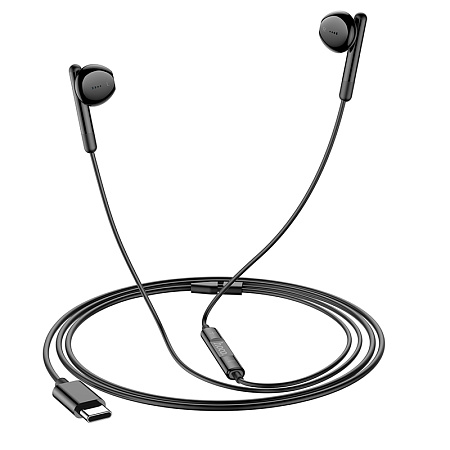  M93, Type-C, Wire control earphones with microphone, HOCO, 