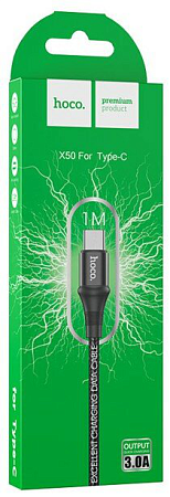 USB Кабель Type-C, HOCO, X50, черный