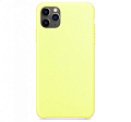 Чехол - накладка для iPhone 11, Silicon Case, светло-желтый